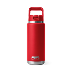 Rambler 26 oz C Straw Bottle Rescue Red