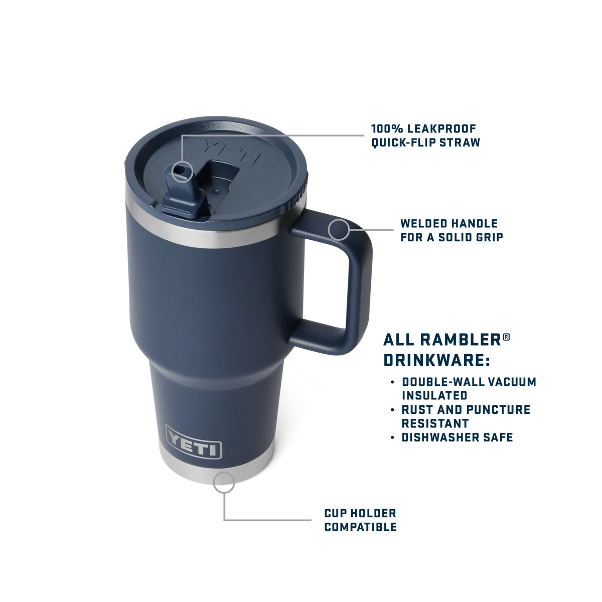 30 OZ (887 ML) TRAVEL STRAW MUG