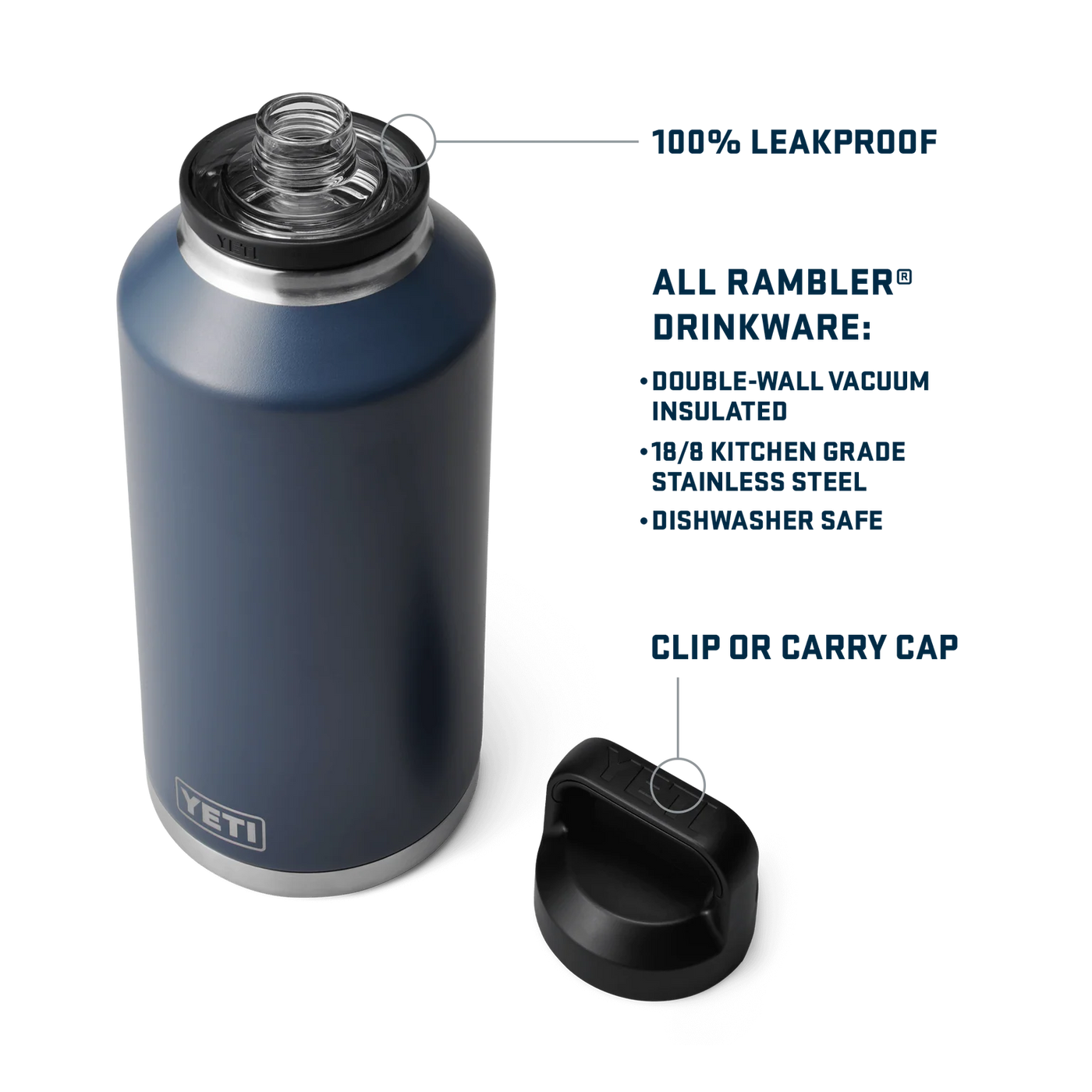 64 OZ (1.9 L) BOTTLE WITH CHUG CAP