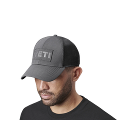 TRUCKER HAT GREY ON GREY